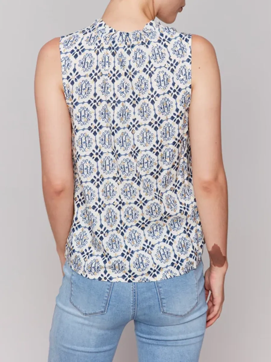 Soft And Comfortable Retro Pattern Women's Vest