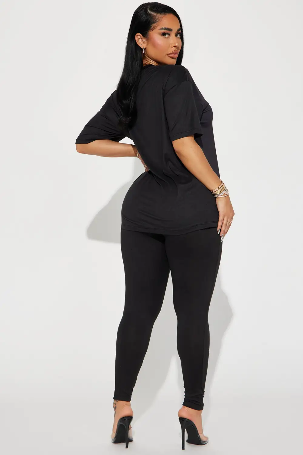 Body Language Legging Set - Black/combo