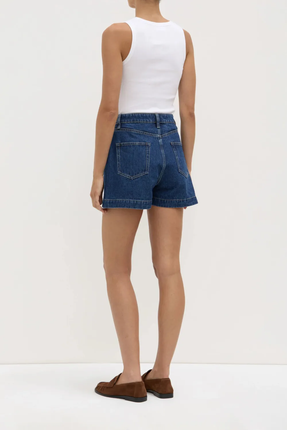High Waisted Denim Shorts