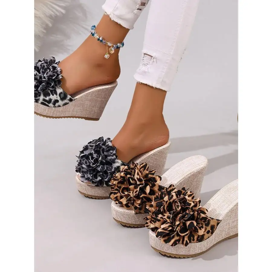 Everyday Open Toe Platform Wedge Sandals