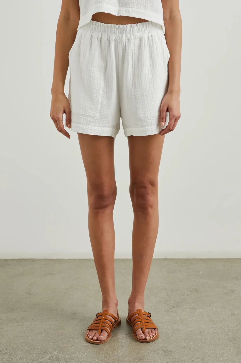 Loose Straight-Cut Loose Shorts