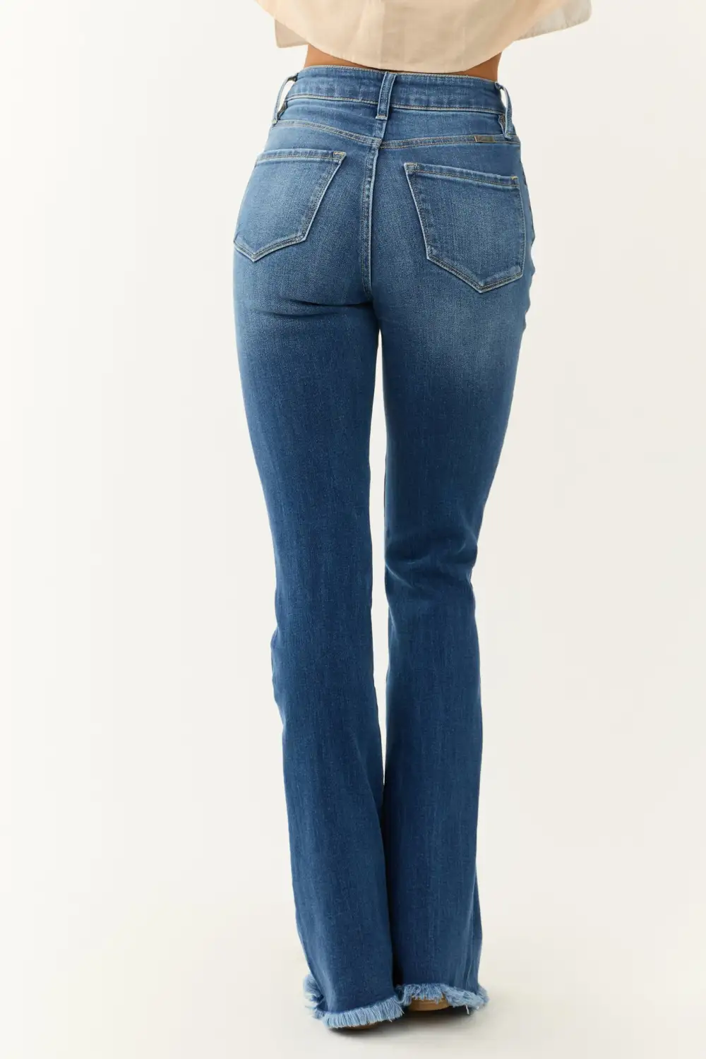 Medium Blue Vintage Flare Jeans