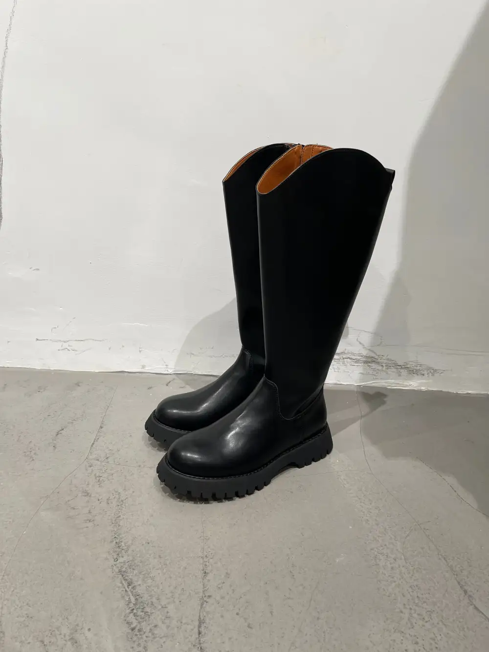 Slimline Easy Wear Faux Leather Everyday Boots