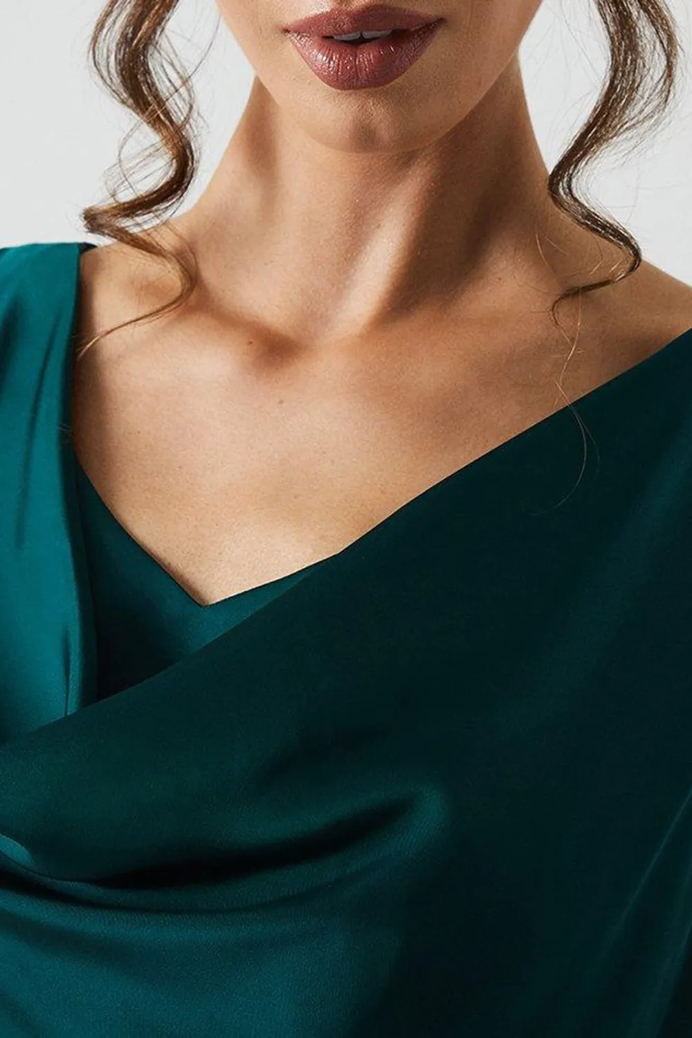 A-Line Satin Elegant Women's Dress