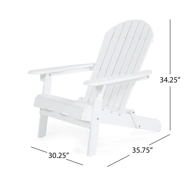 Woking Acacia Outdoor Adirondack Chair Set