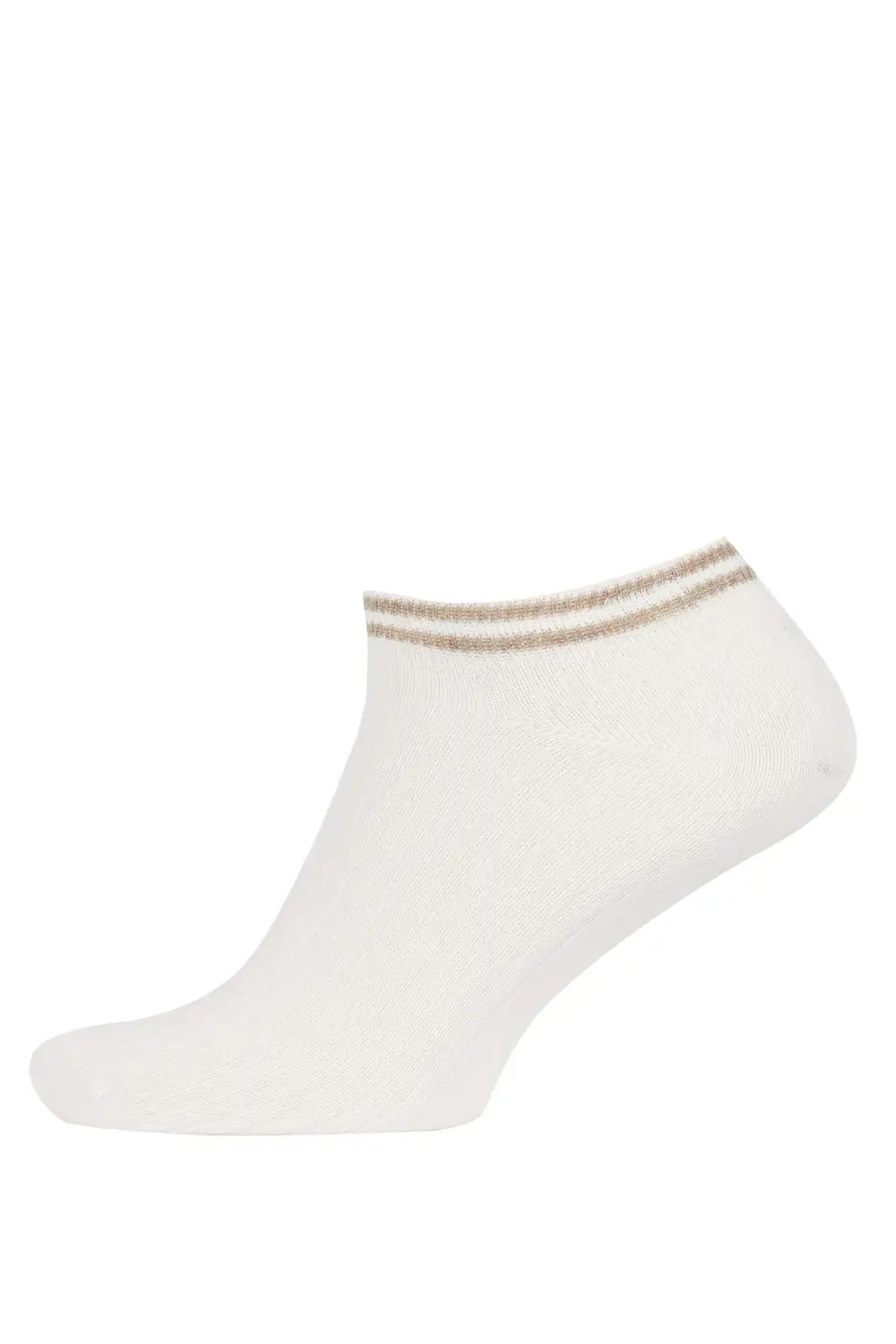 Striped Moisture-Wicking Ladies' Ankle Socks