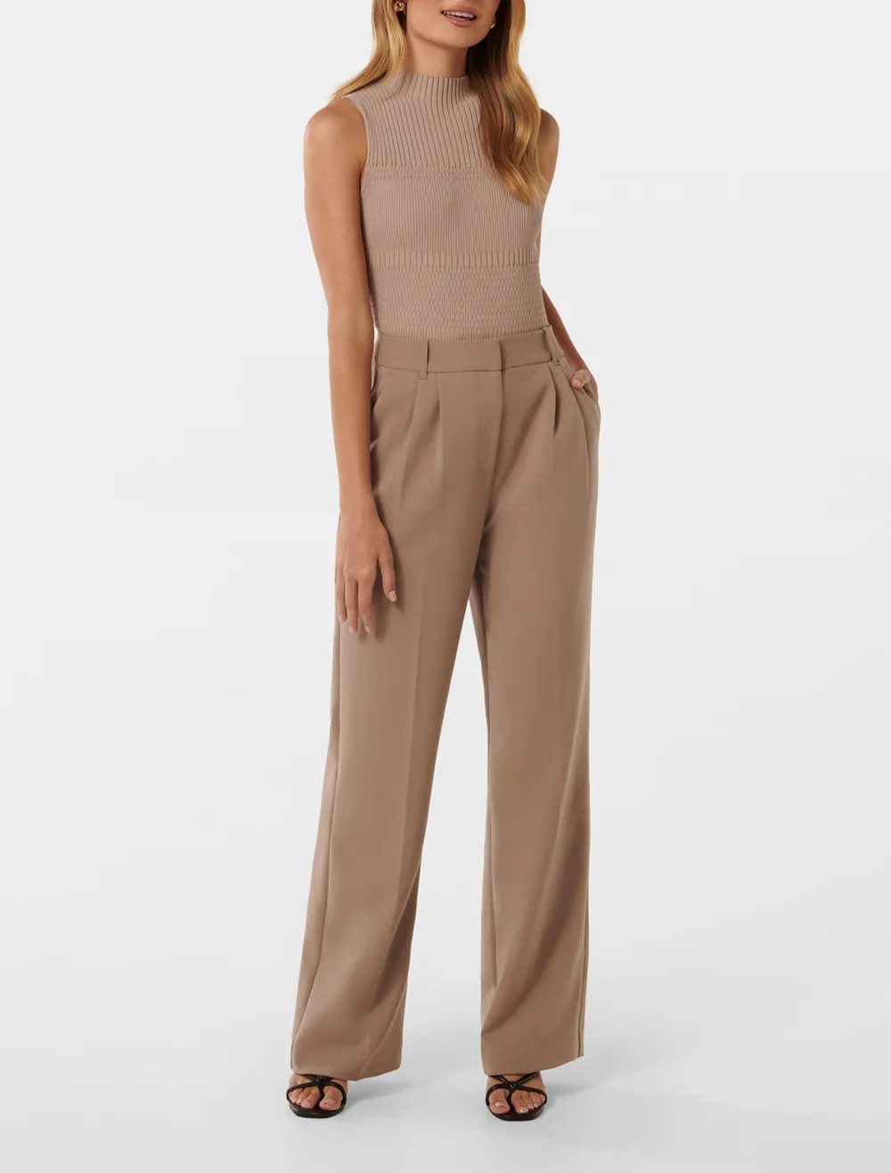 Self Knit Stripe Tank