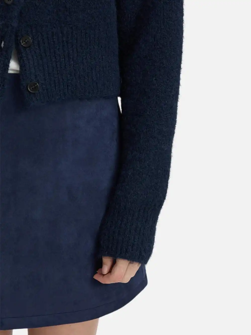 Drop Shoulder Button Up Cardigan