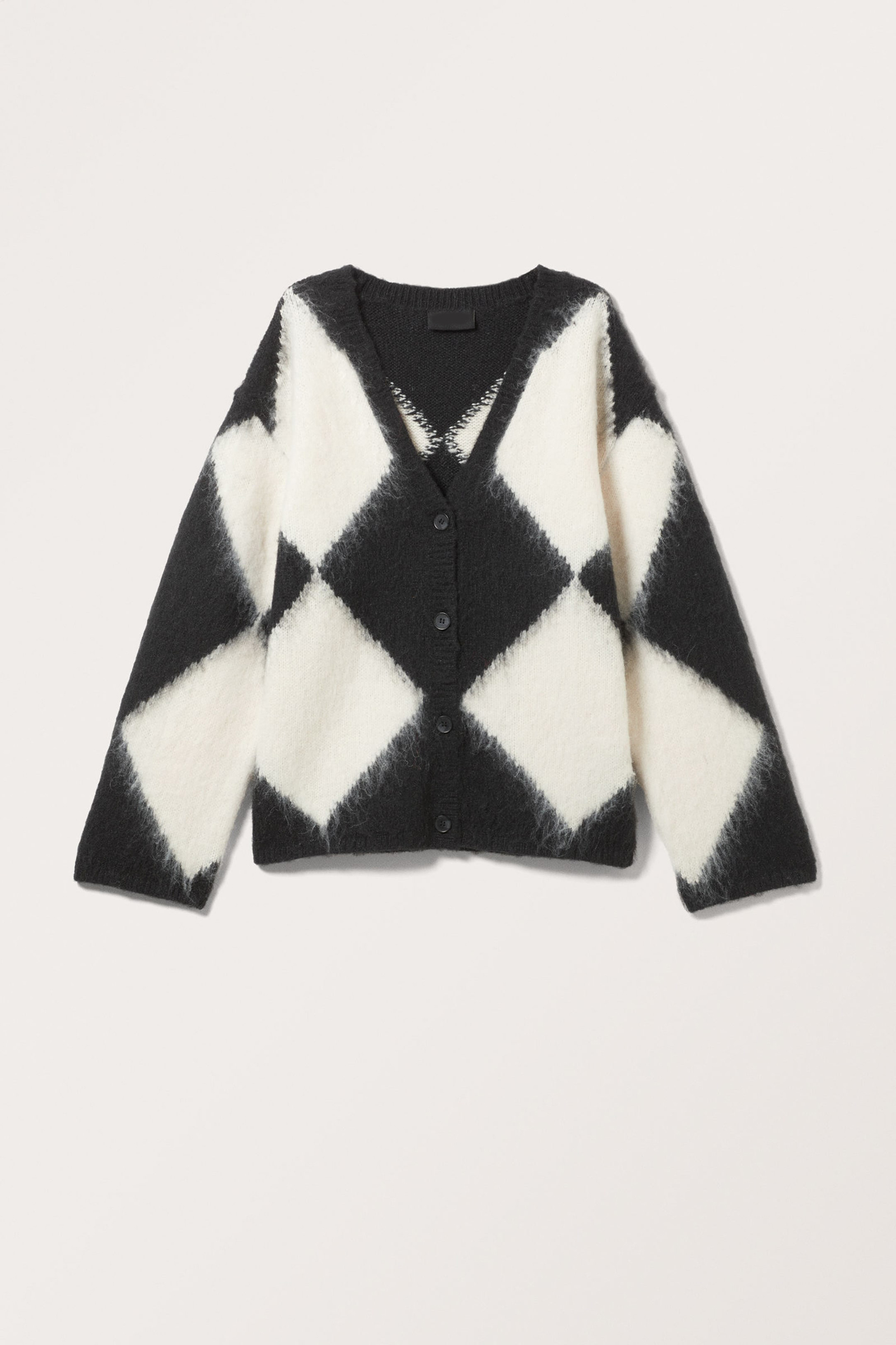 Button Up Drop Shoulder Cardigan
