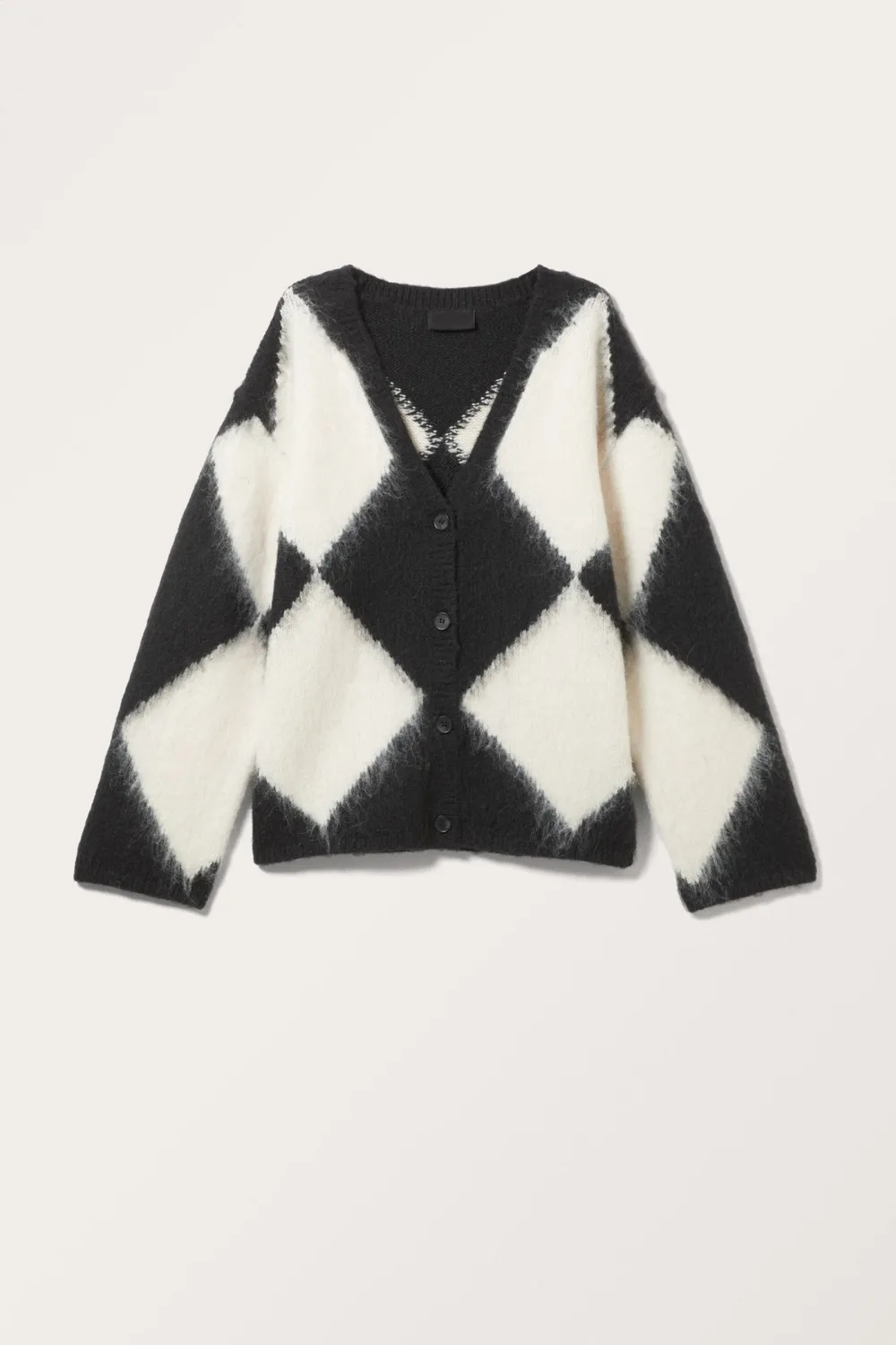 Button Up Drop Shoulder Cardigan