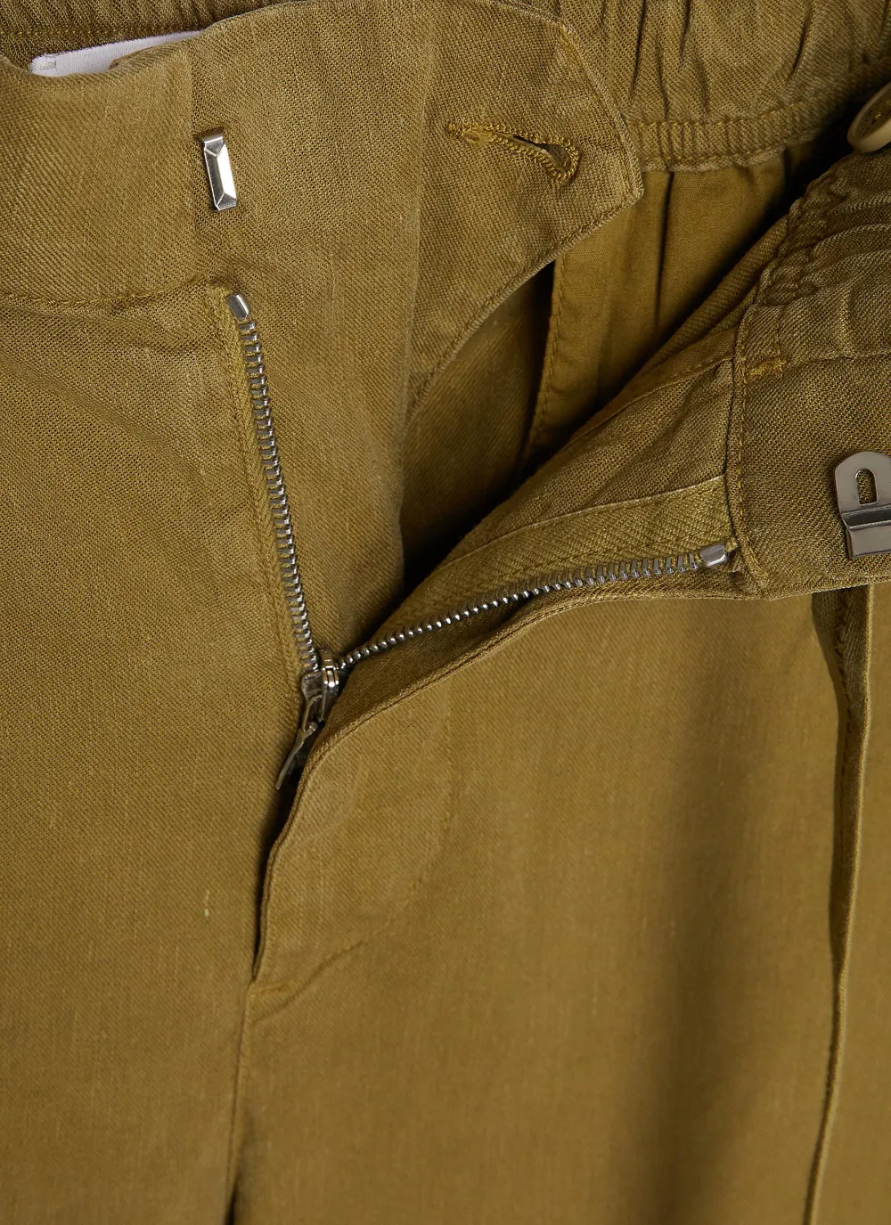 Daily Soft Straight Comfortable Olive Green Pants