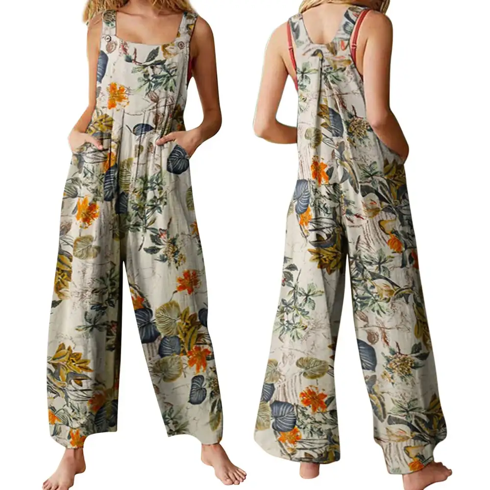 Ease Sleeveless Zipper-Front Jumpsuit