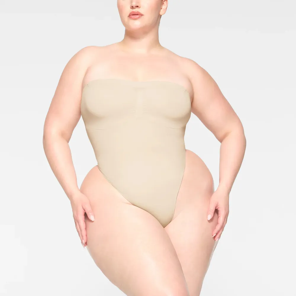 Strapless Thong Bodysuit