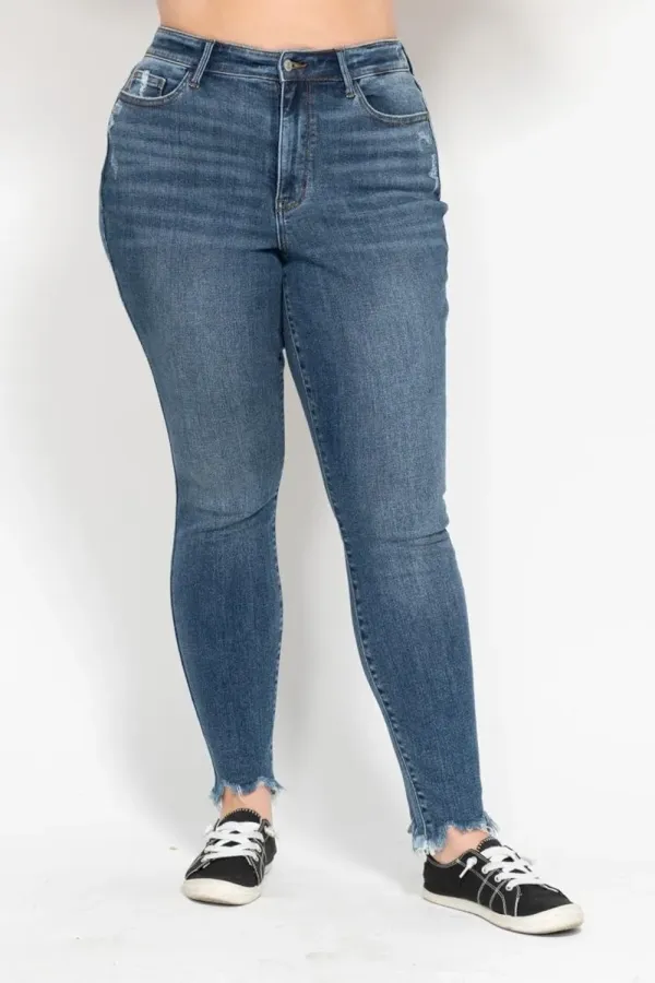 All-Match Stretchable Leggings  Dark Blue Trousers