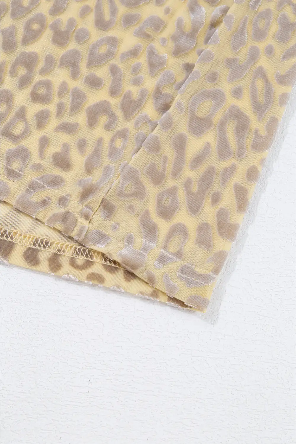 Leopard Print Long Sleeve Western Inspired Blouse