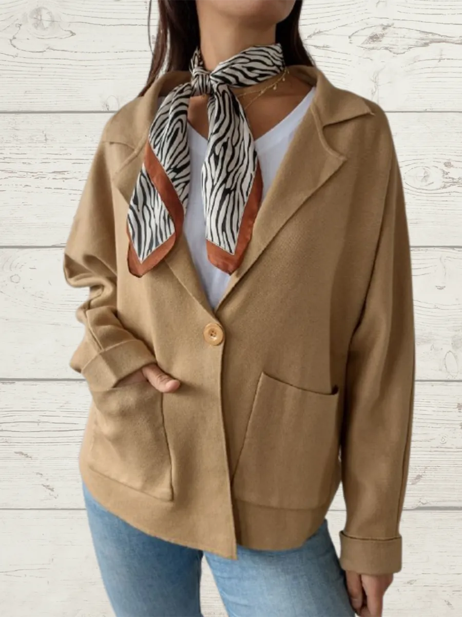 Women Casual Elegant Jacket Sweaters Coat