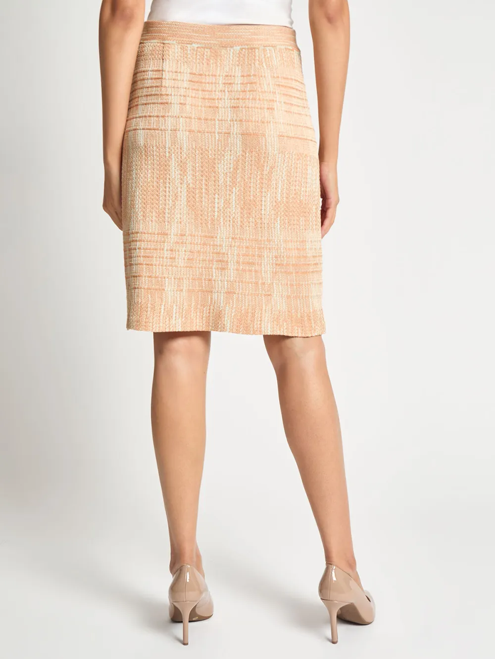 Mixed Yarn Knitted Skirt