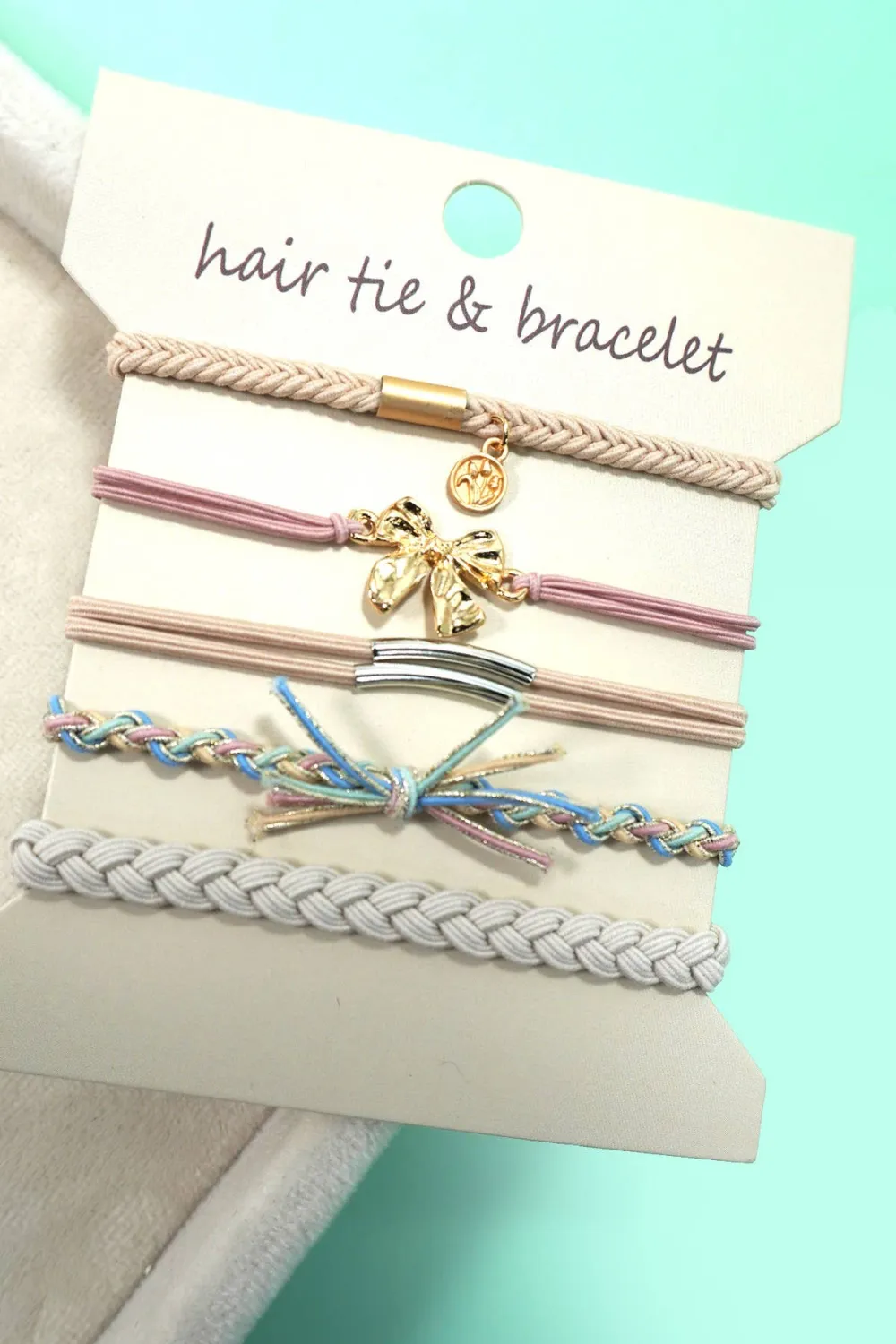 Boho Knot Hair Tie Bracelet