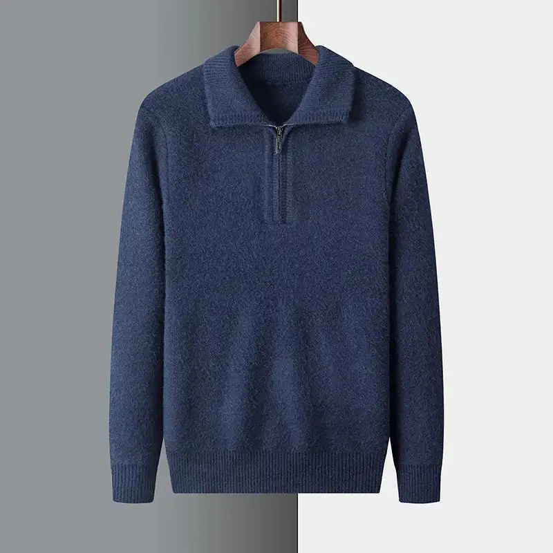 Quarter Zip Knit Sweater