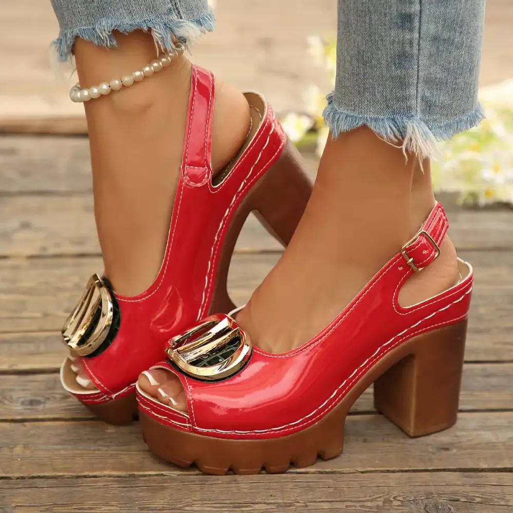 Heels Block Heel Sandals
