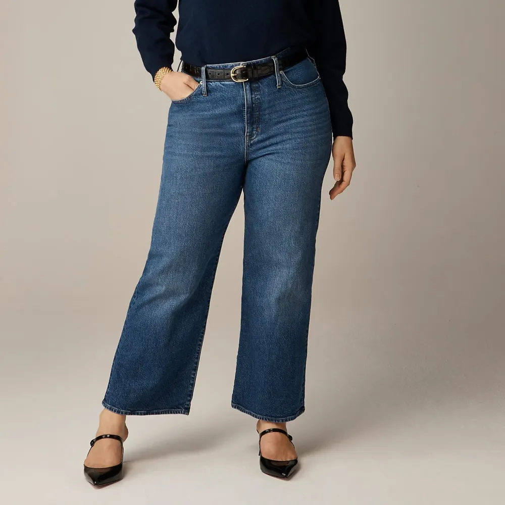 High-Rise Slim-Wide Jeans