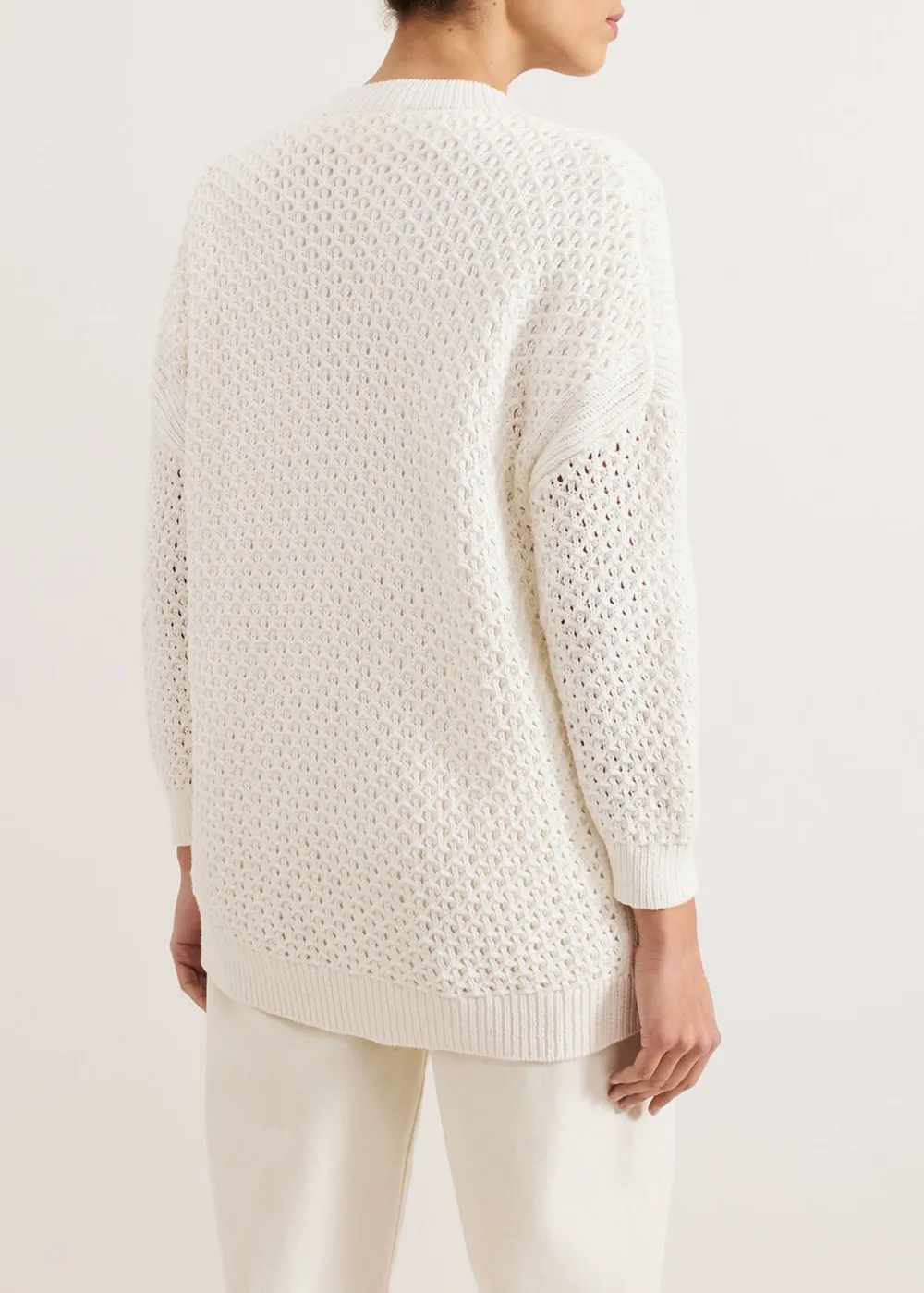 Knitted Plain-Color Warm Cardigan