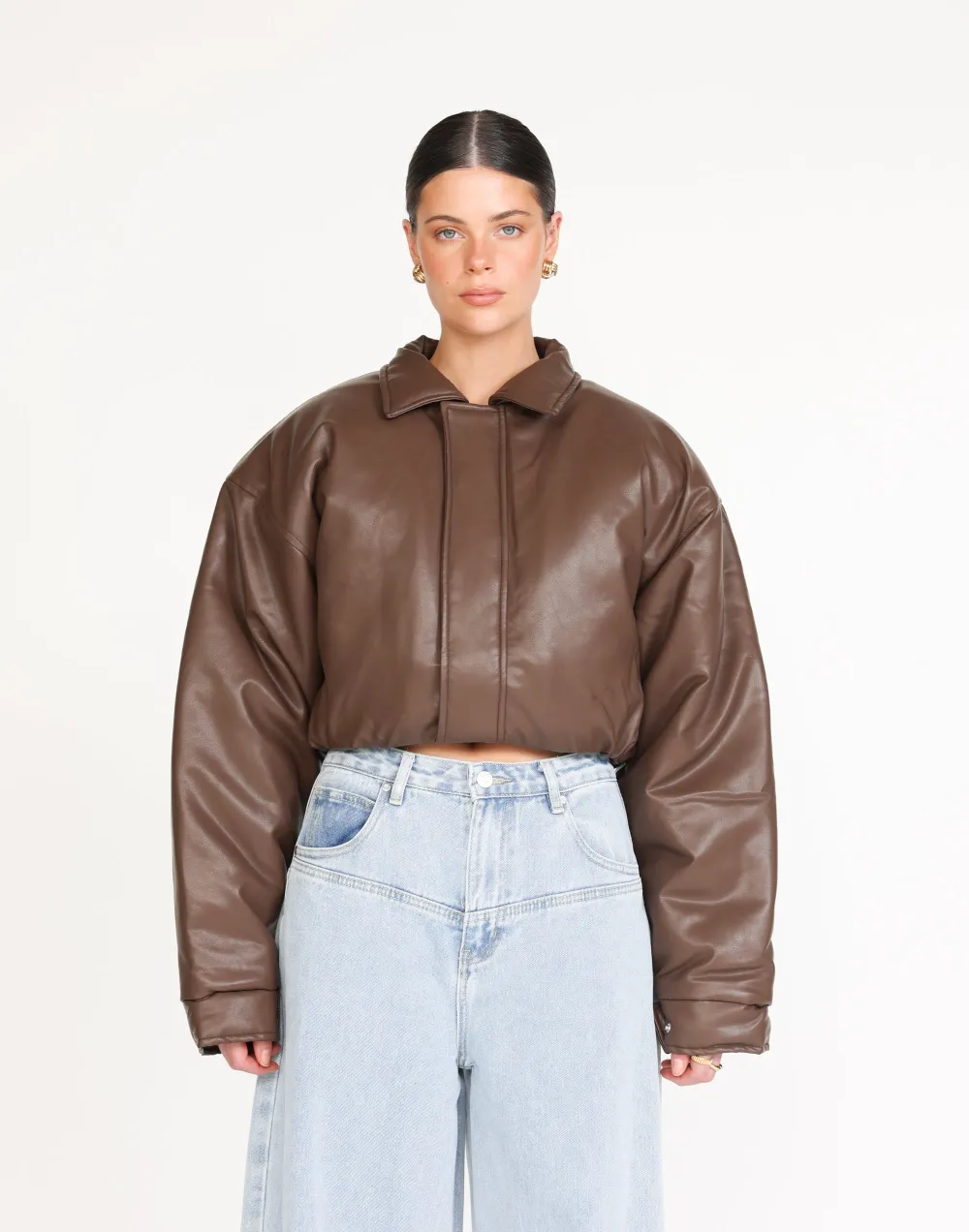 Paloma Bomber Jacket (Chocolate)