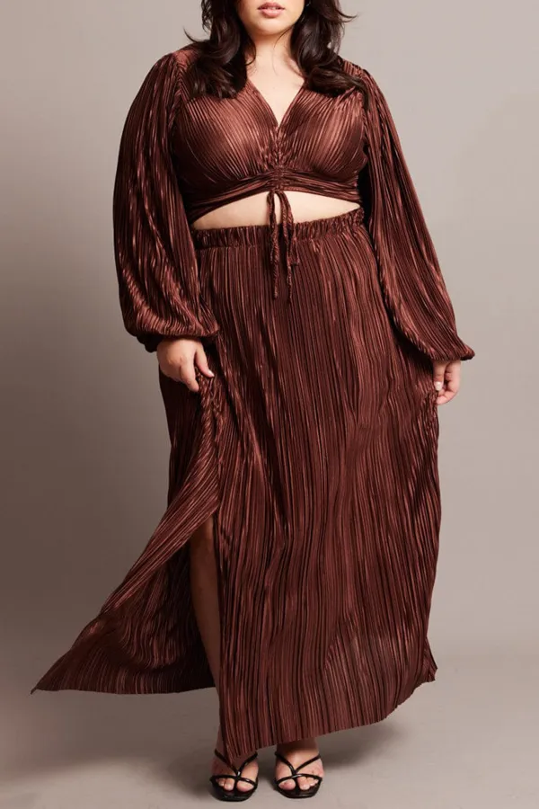 Black Ragtag Pleated Mini Skirt