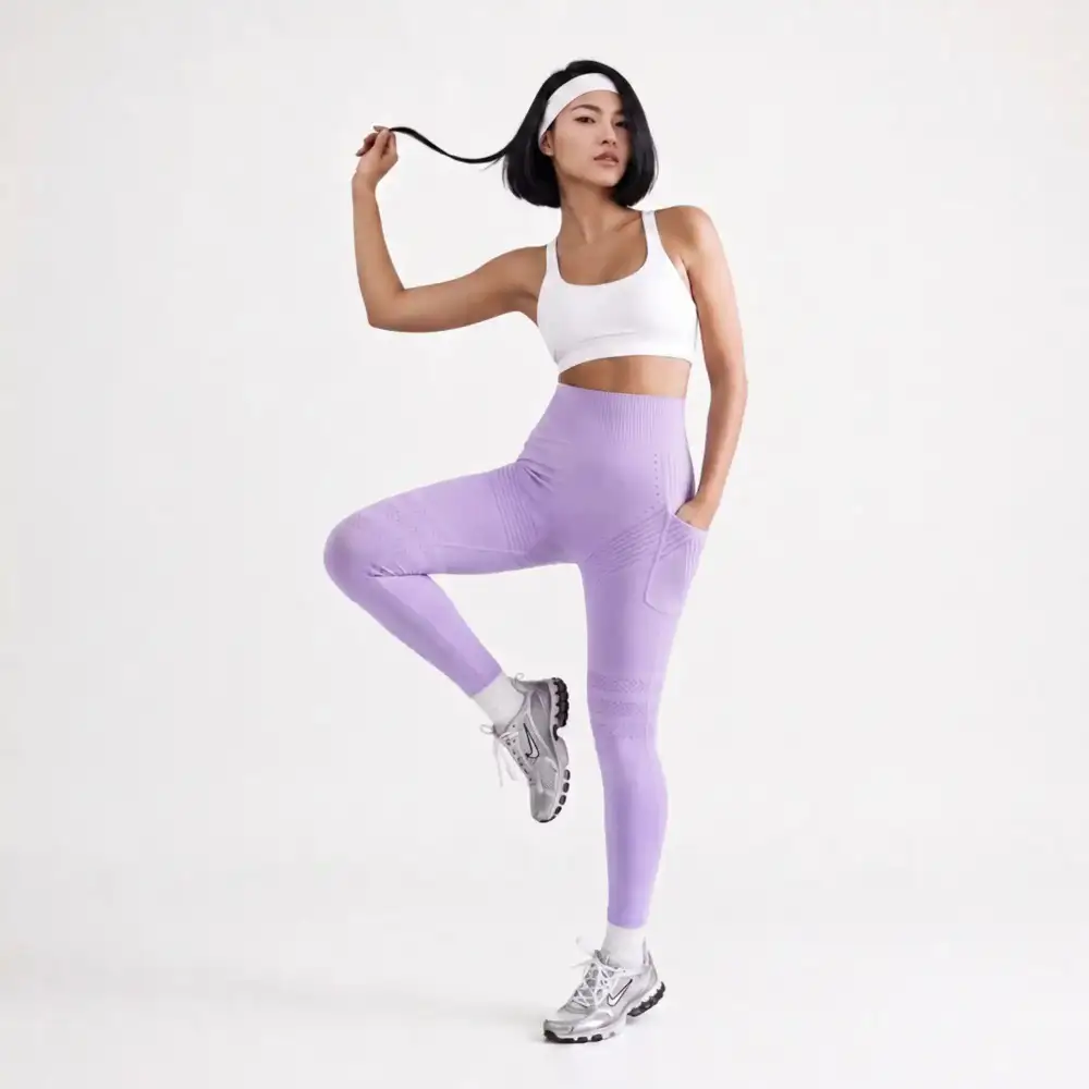 Women's 3D curved buttocks three-dimensional yoga pants