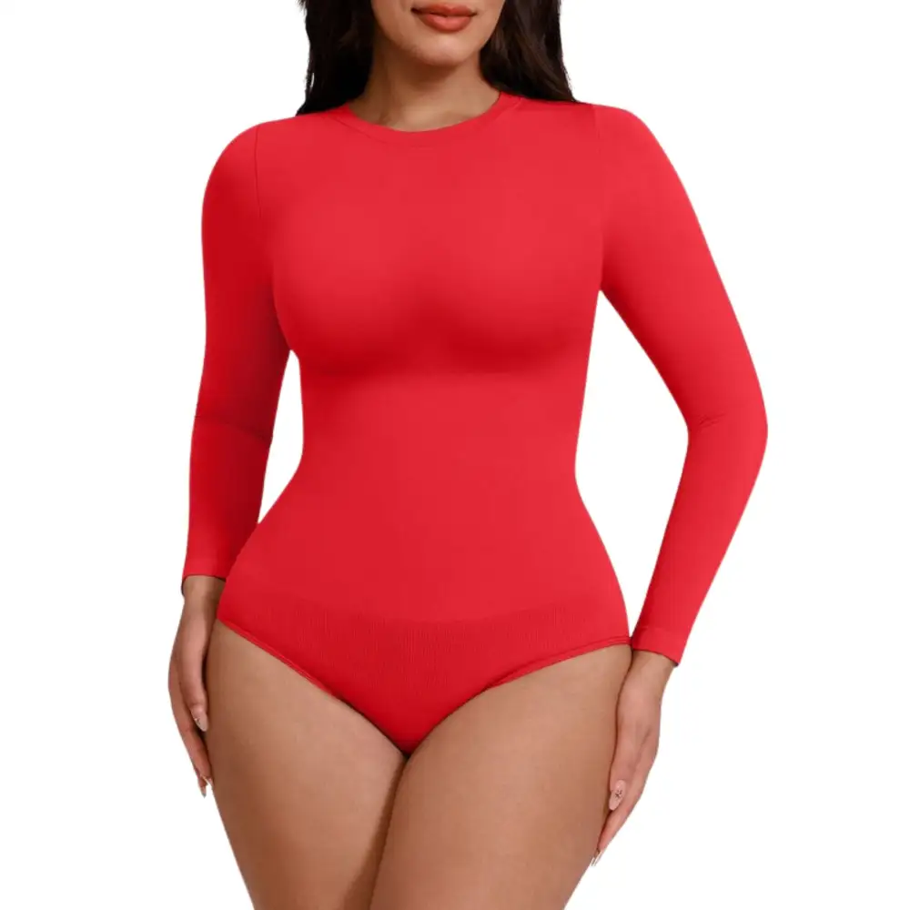 Contour Fit Long Sleeve Shaping Bodysuit
