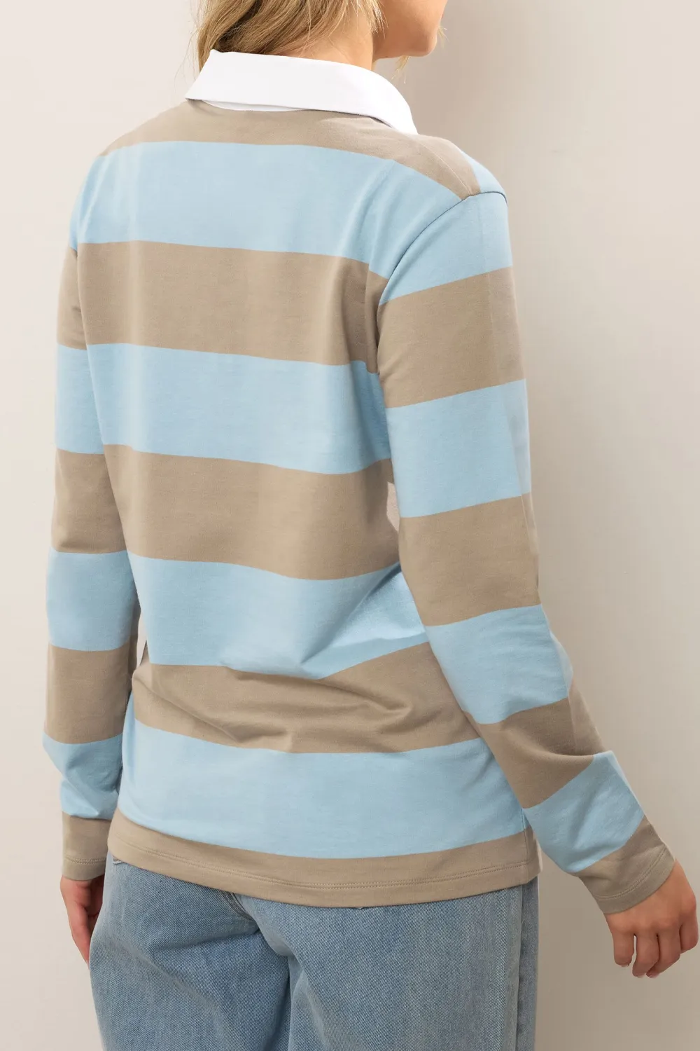 Bold Striped Hoodie With Contrasting Colors