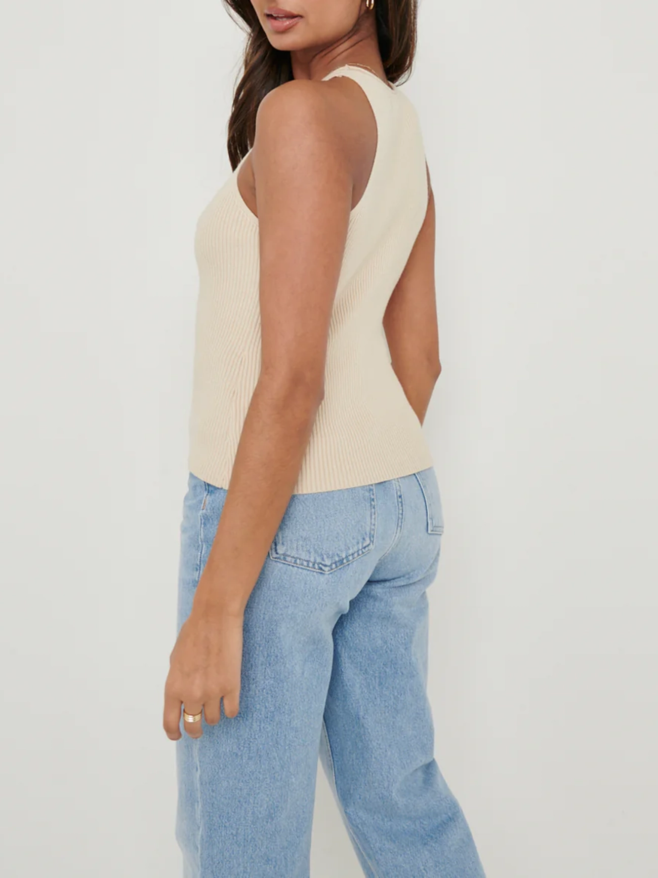 Ribbed Racer Tee