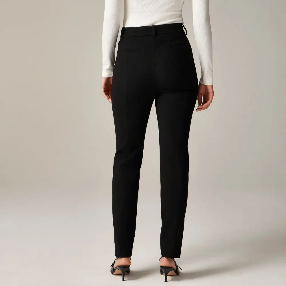 Mid-Waist Stretch Slim Pants