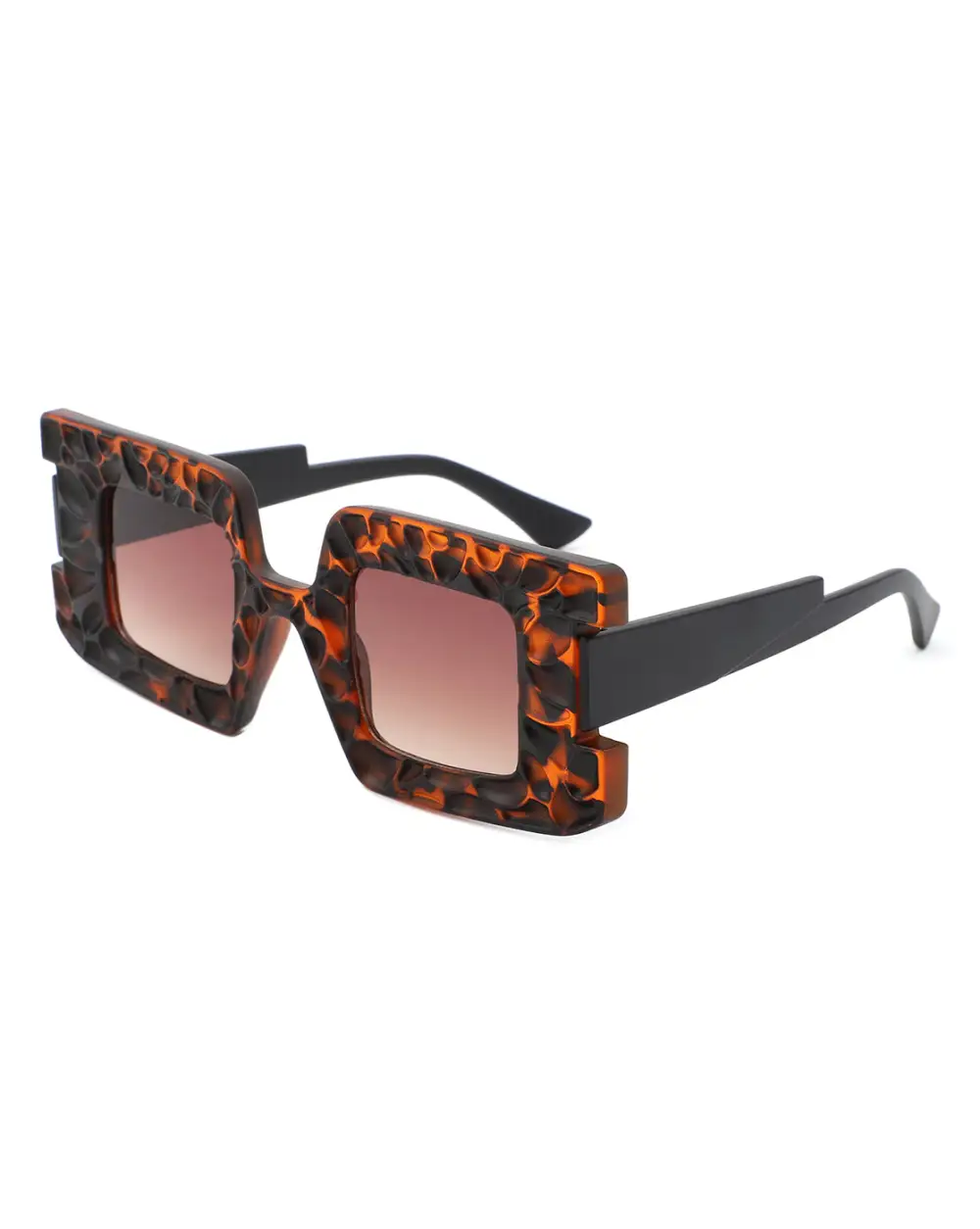 Square Geometric Frame Sunglasses