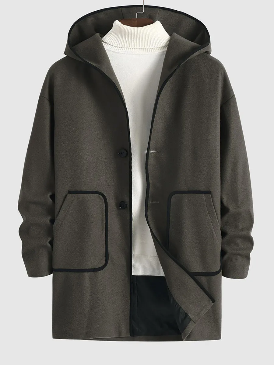 Men's Casual Oversized Coat Jacket