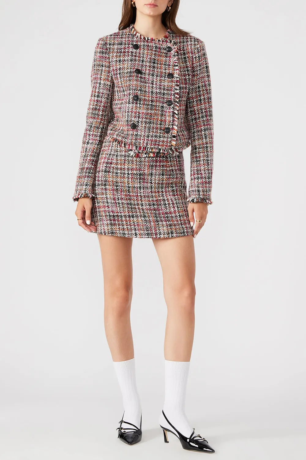 JACKET RED MULTI