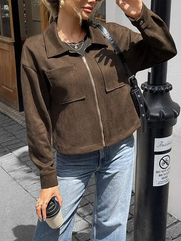 Zip Front Jacket Versatile