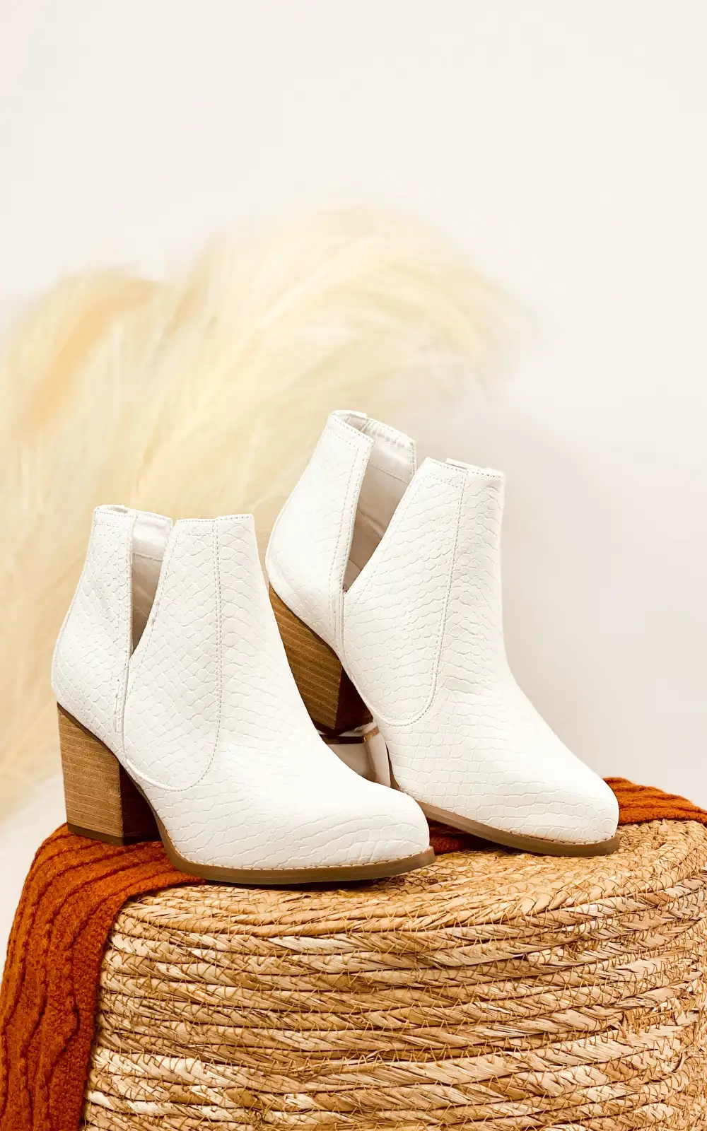 White Bootie Boots