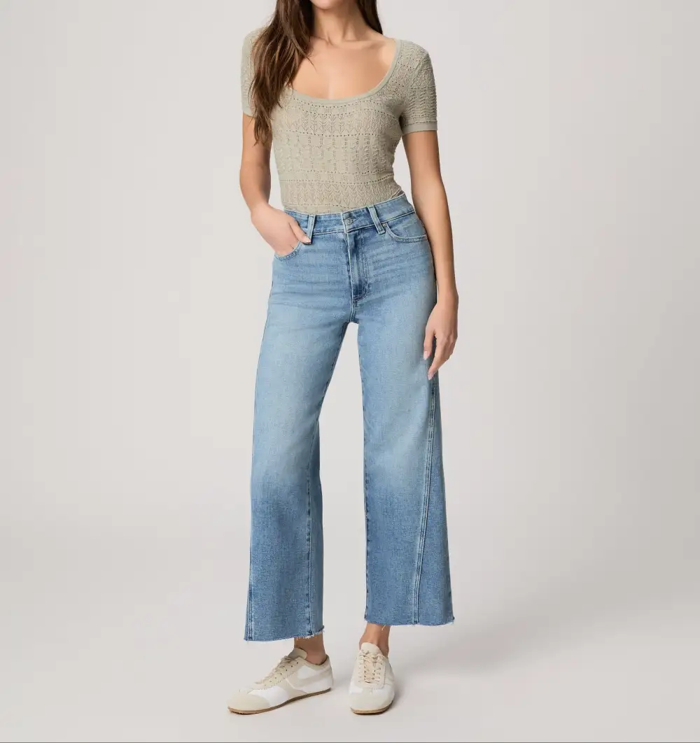 Wide Leg Flare Leg Jeans