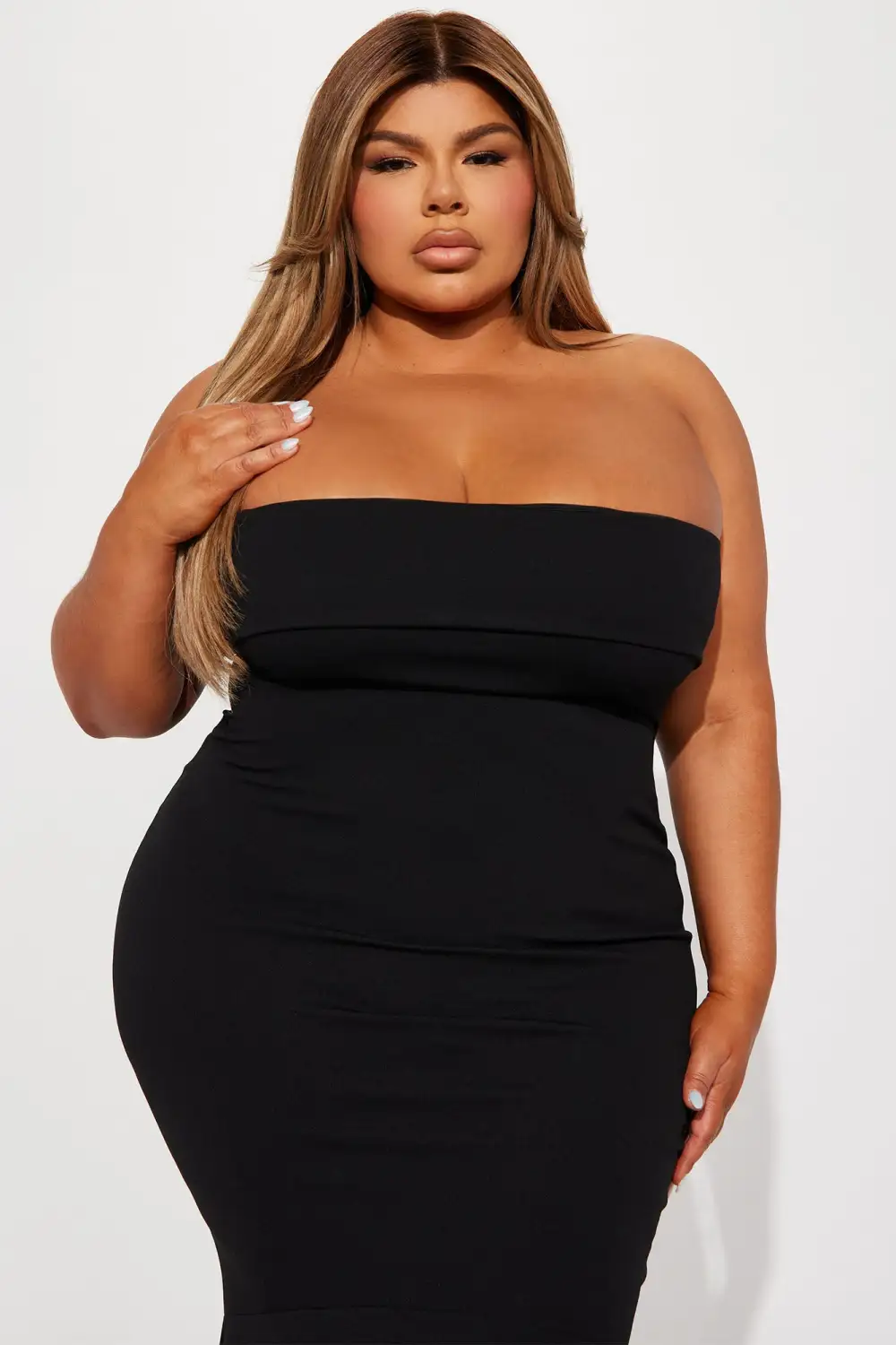 Kelly Mermaid Maxi Dress - Black