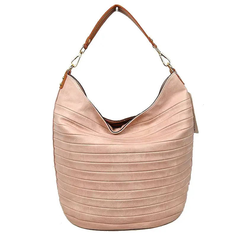 Striped Tote Shoulder Bag