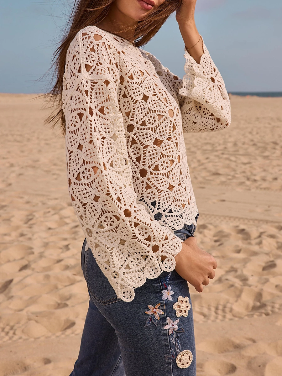 Elegant And High-End Art Pattern Women's Top