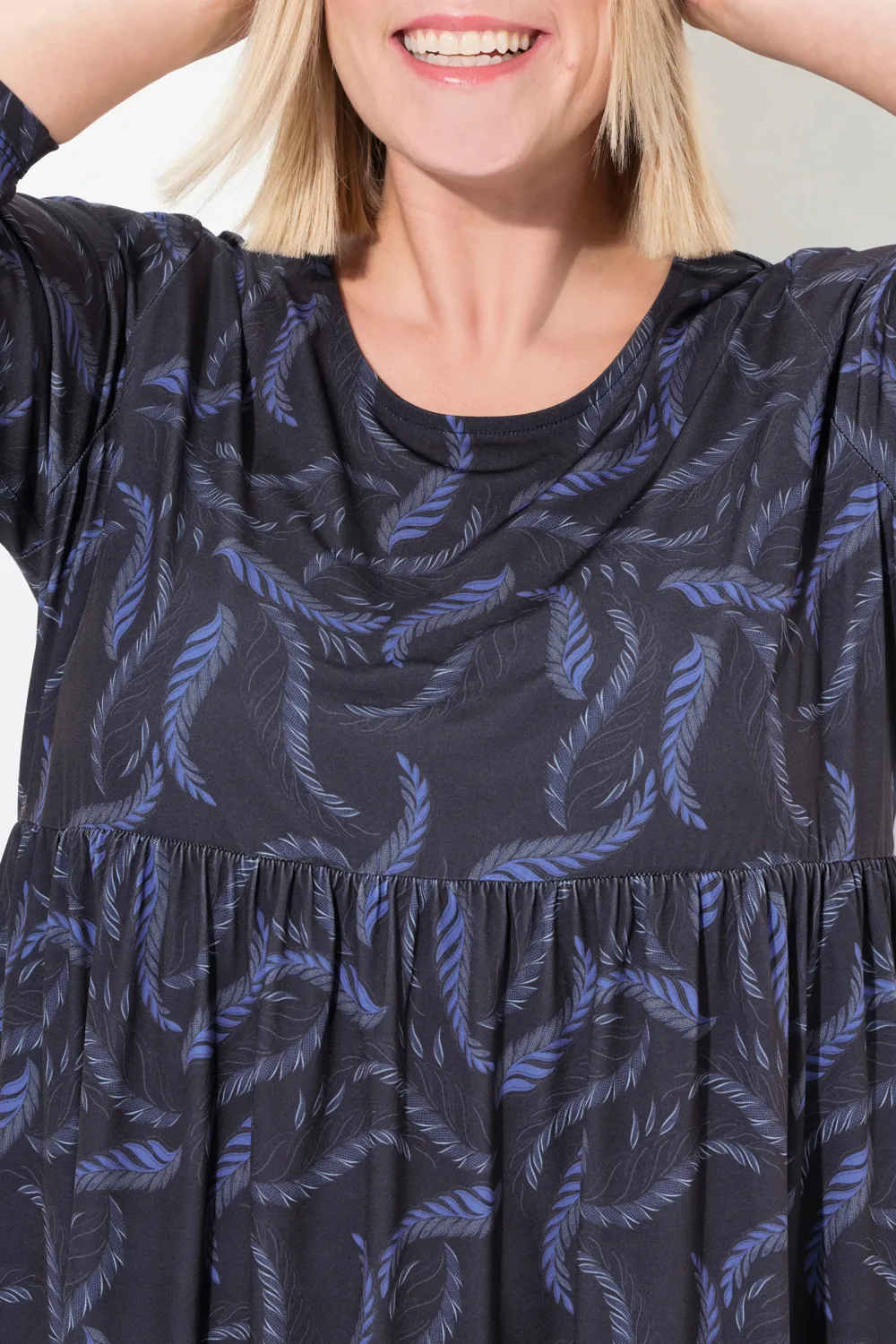 Round Neck Knitted Dress