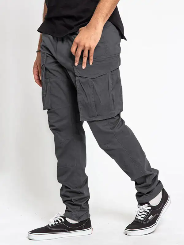Utility Pocket Detail Everyday Pants