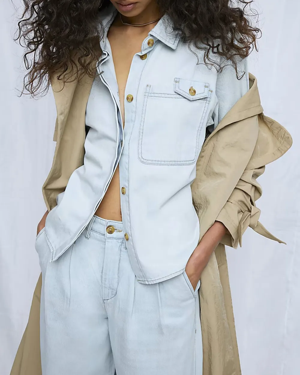 Women's Stylish Casual Denim Shirts