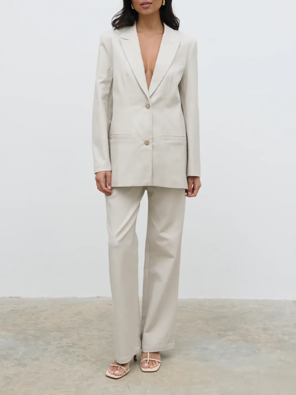 Front Pleat Trousers