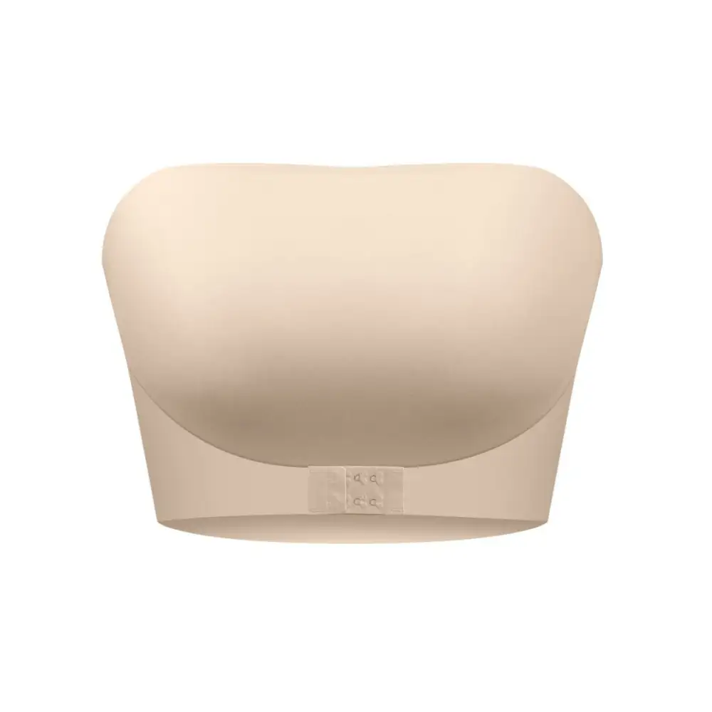 Seamless Front Closure Bandeau Bra
