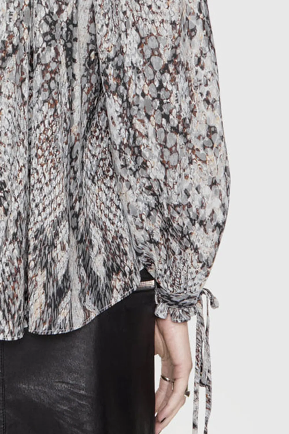Fashion Snake Print Shirt