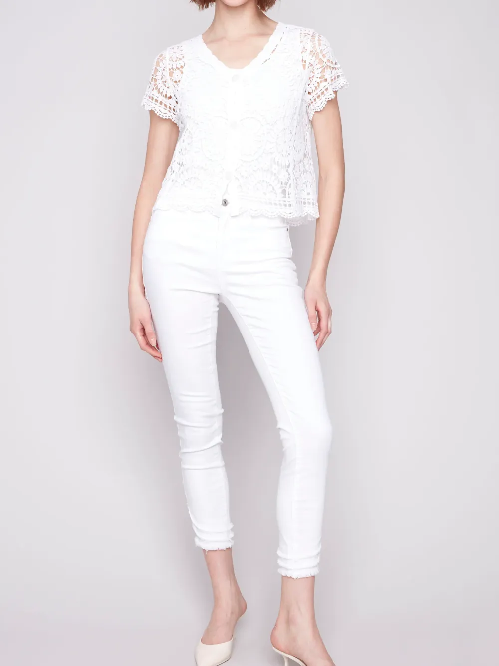 Versatile Girlish Artistic Hollow Top