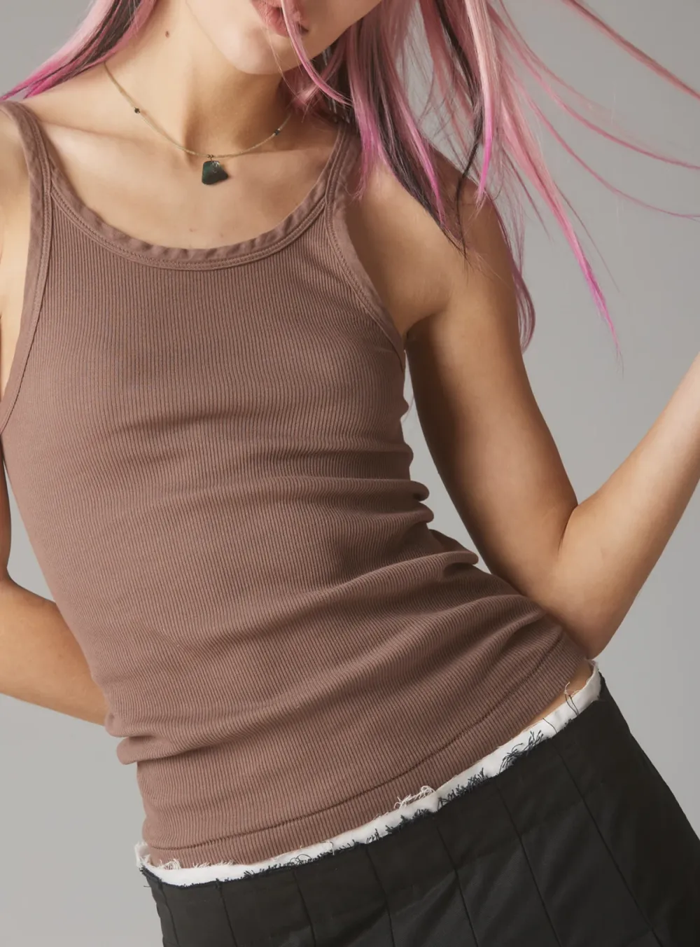 Mauve Rib Tank